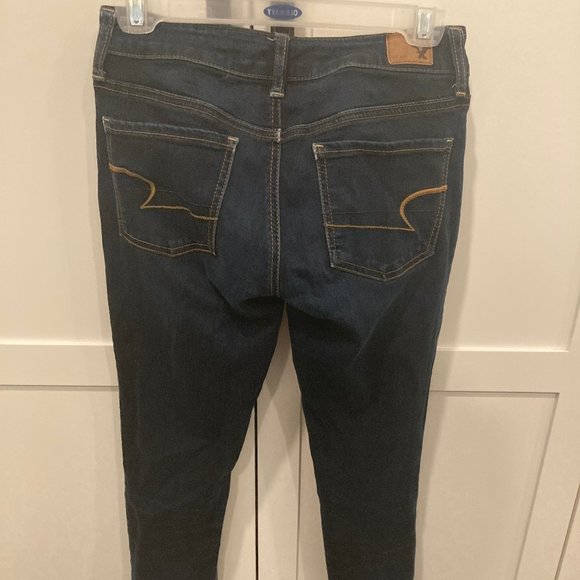 Navy Super Stretch Jeggings - Picture 2 of 4